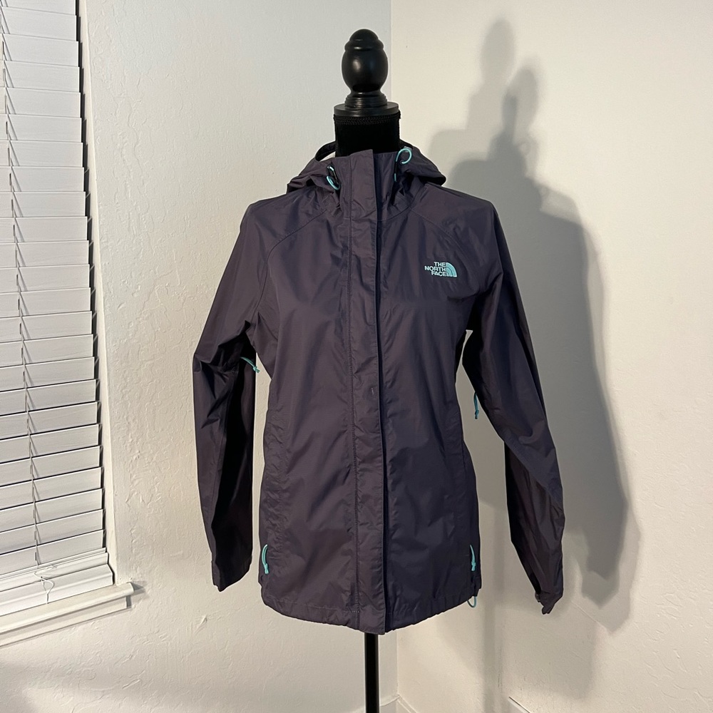 Women’s North Face Rain Jacket | Purple & Blue | M